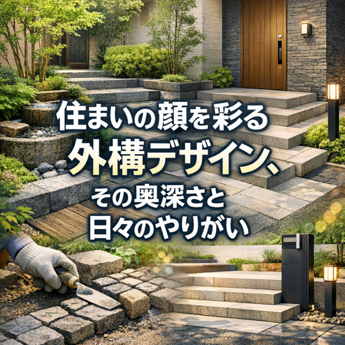 住まいの顔を彩る外構デザイン、その奥深さと日々のやりがい